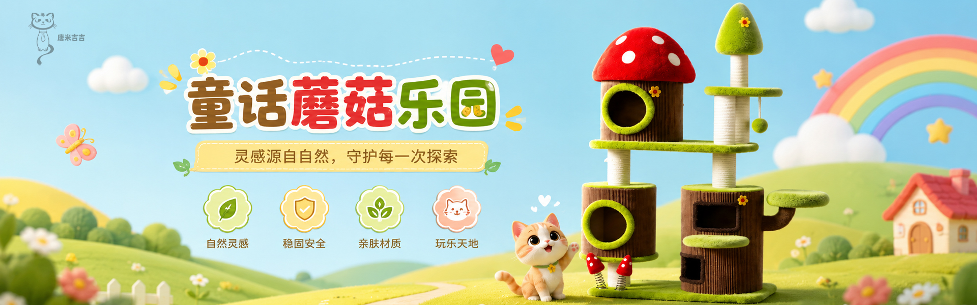 蘑菇森林猫爬架