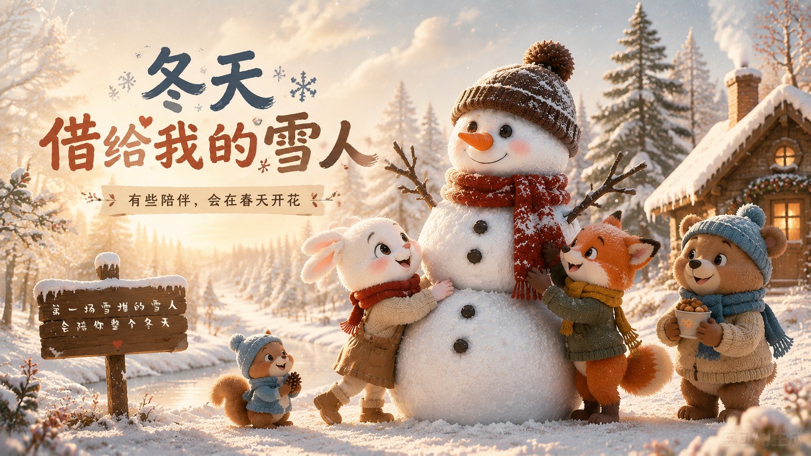 冬天借给我的雪人