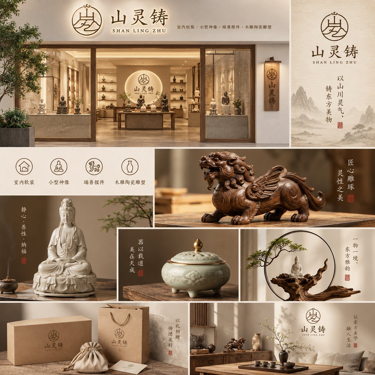 山灵铸品牌店铺应用全家桶
